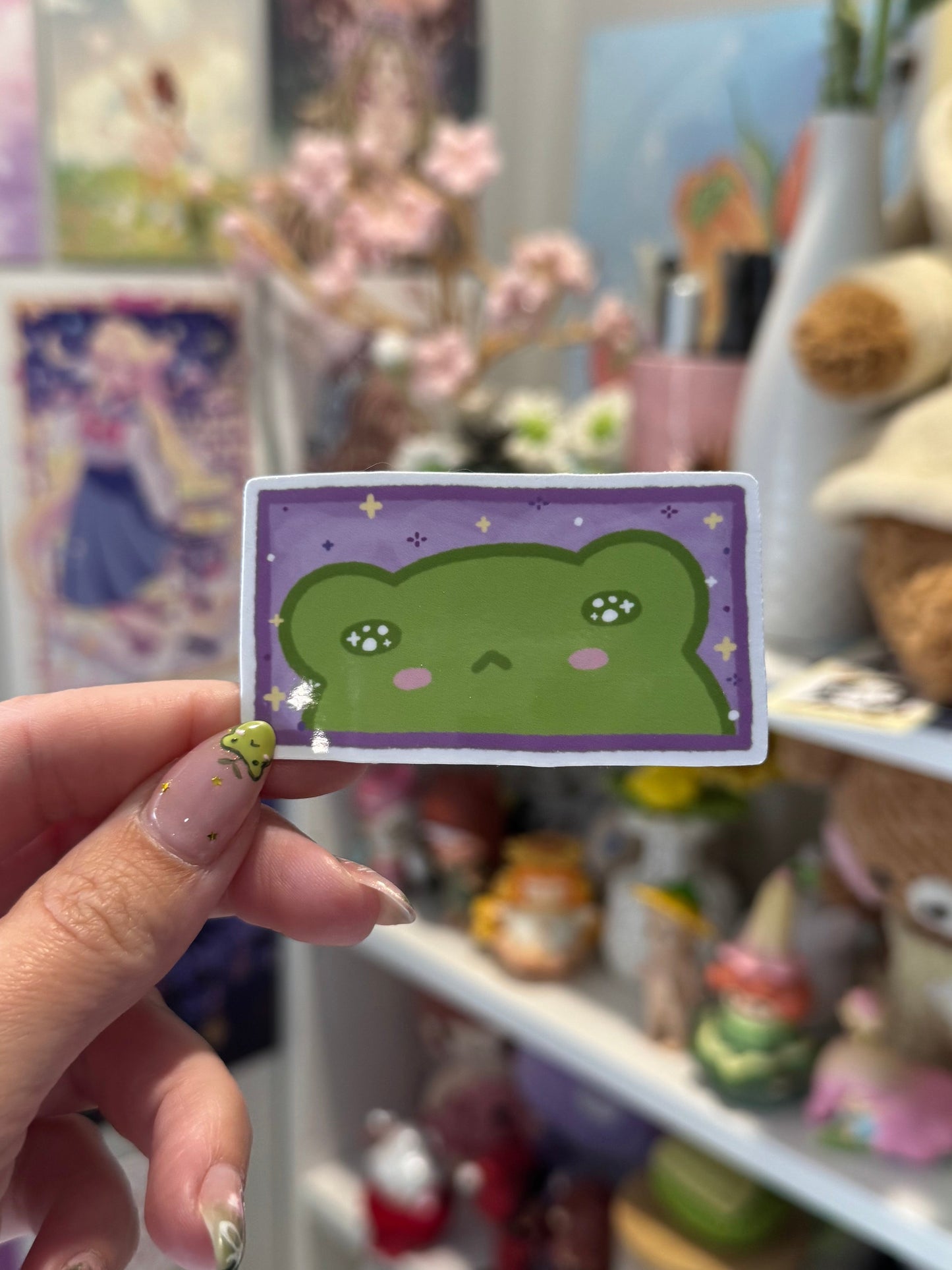 Starry Eyed Froggo Sticker
