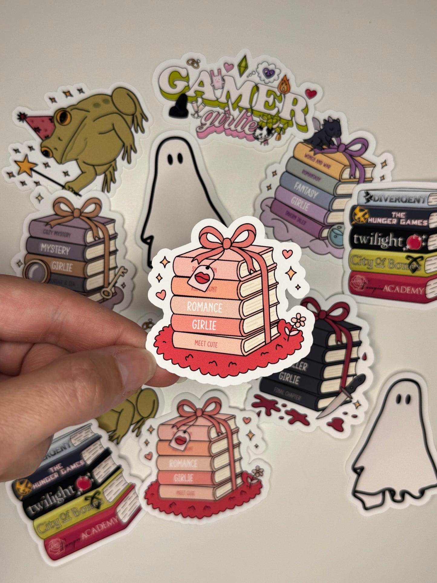 Romance Girlie Stack Sticker