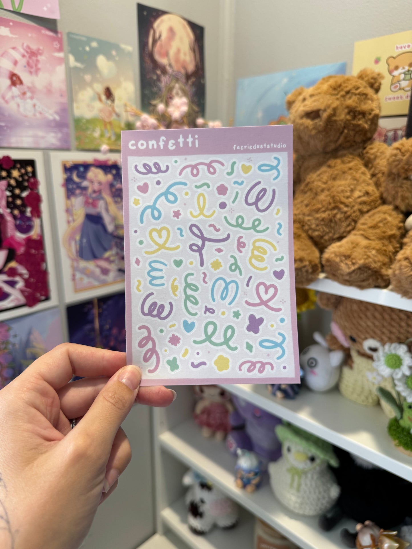 Confetti Sticker Sheet