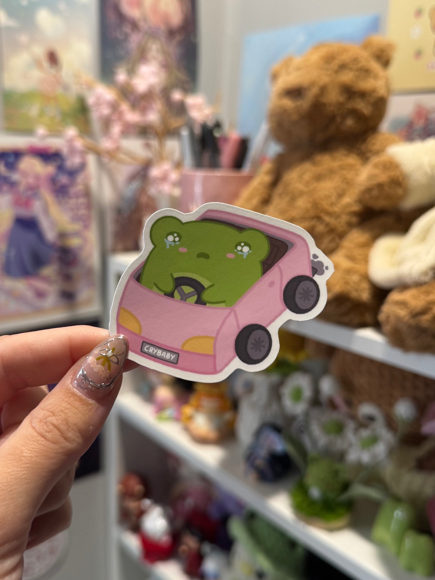 Froggo Crybaby Driver Sticker