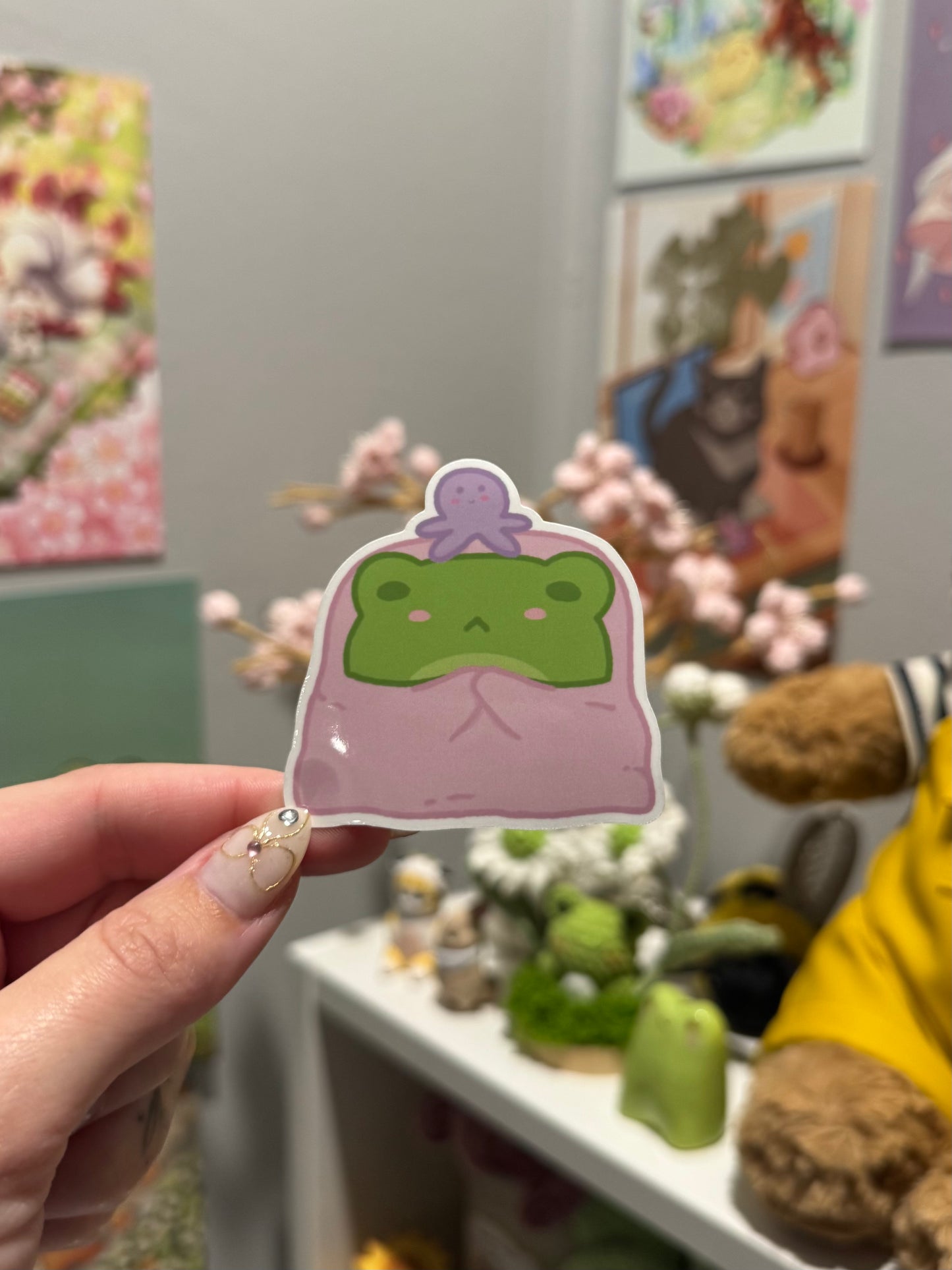 Blanket Froggo Sticker