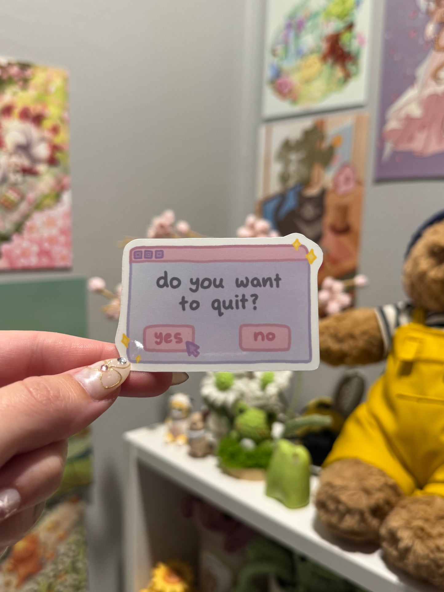 Quit Sticker