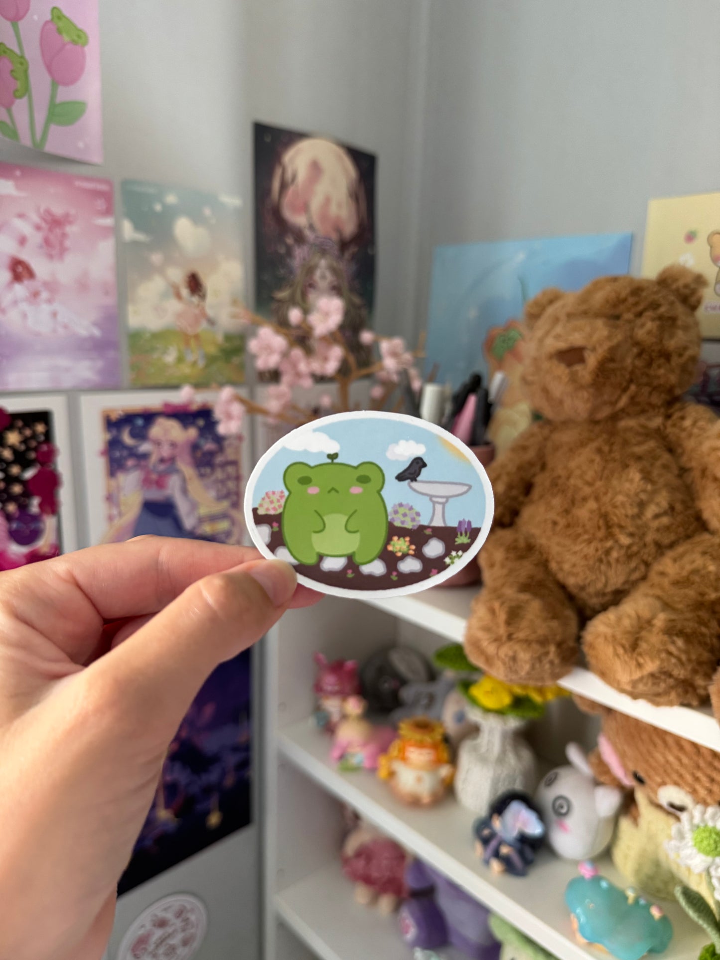 Froggo Garden Sticker