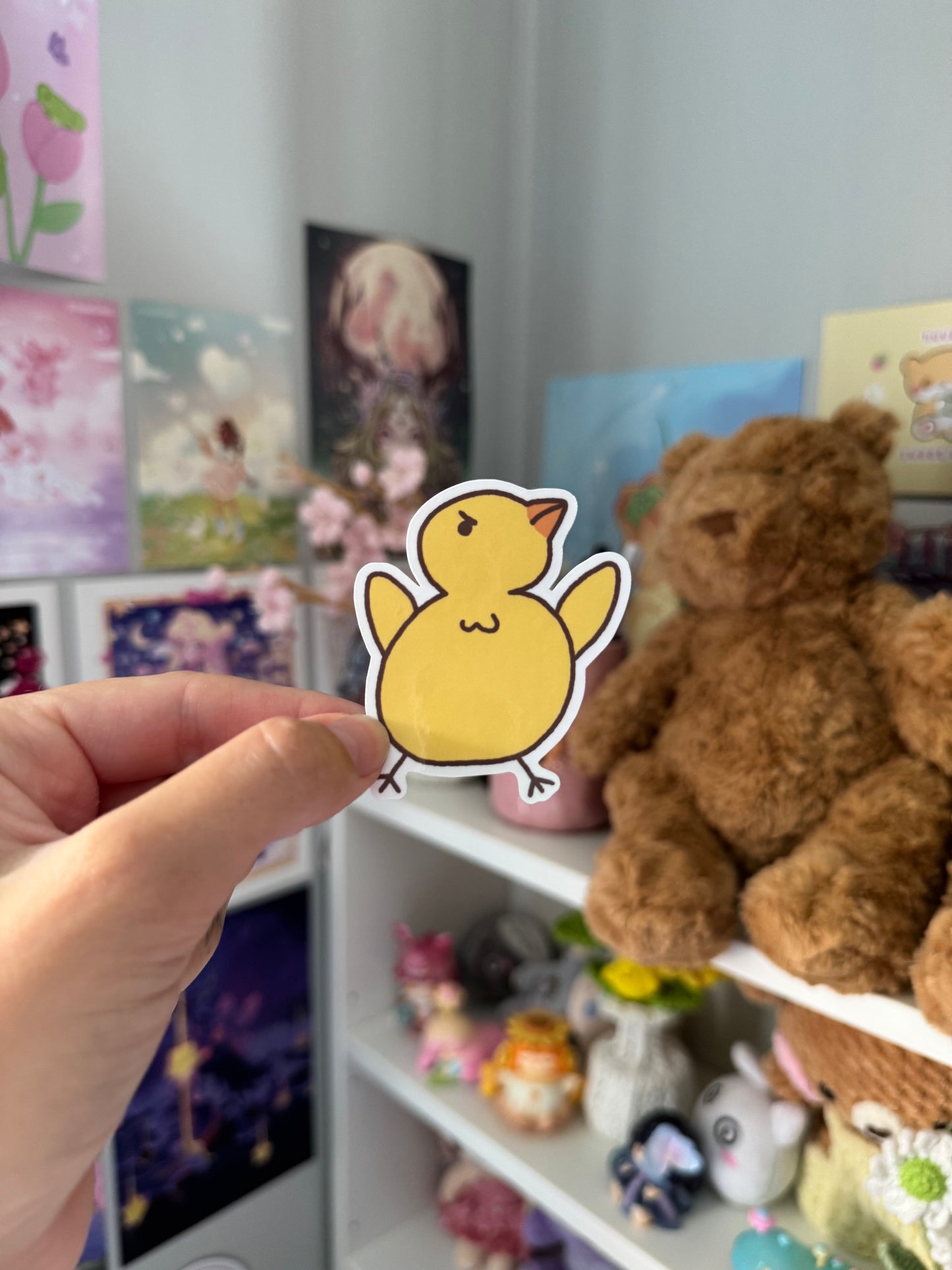 Angy Chicken Sticker