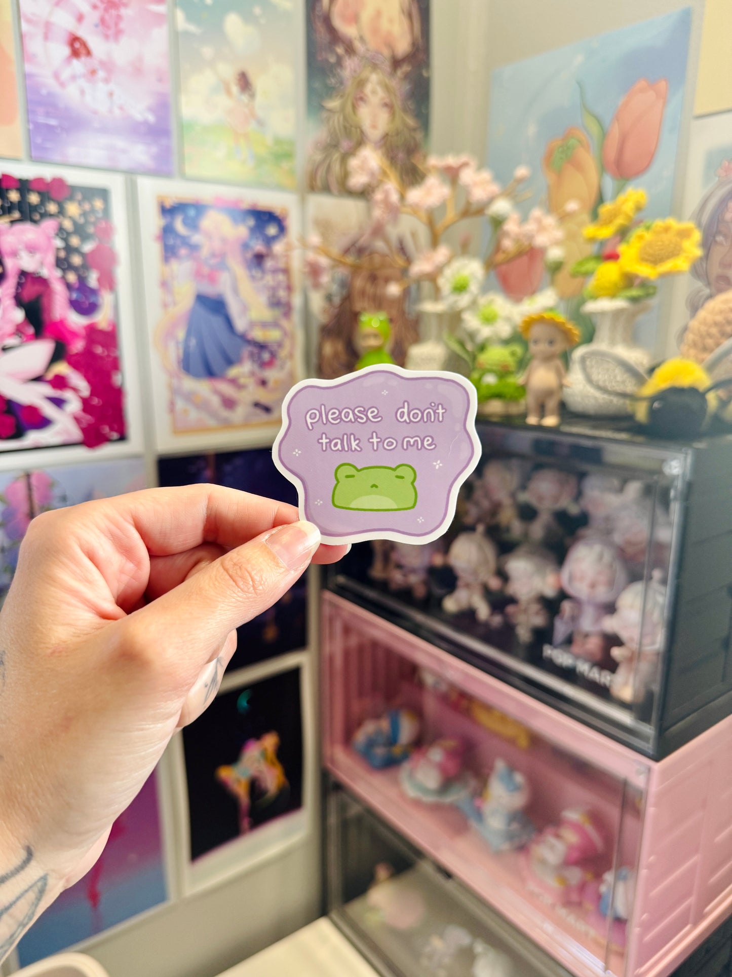 Please Don't Talk To Me Sticker