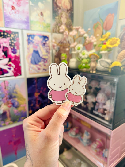 Miffy Glitter Sticker