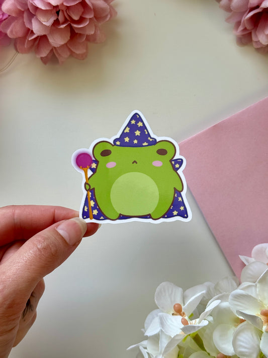 Wizard Froggo Sticker