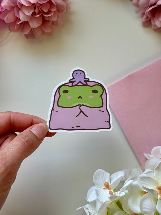 Blanket Froggo Sticker