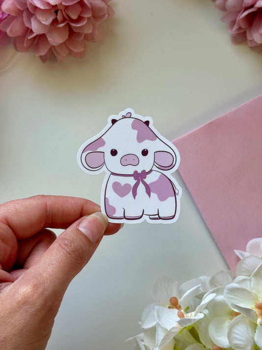 Strawberry Cow Sticker