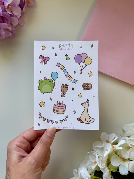 Party Sticker Sheet