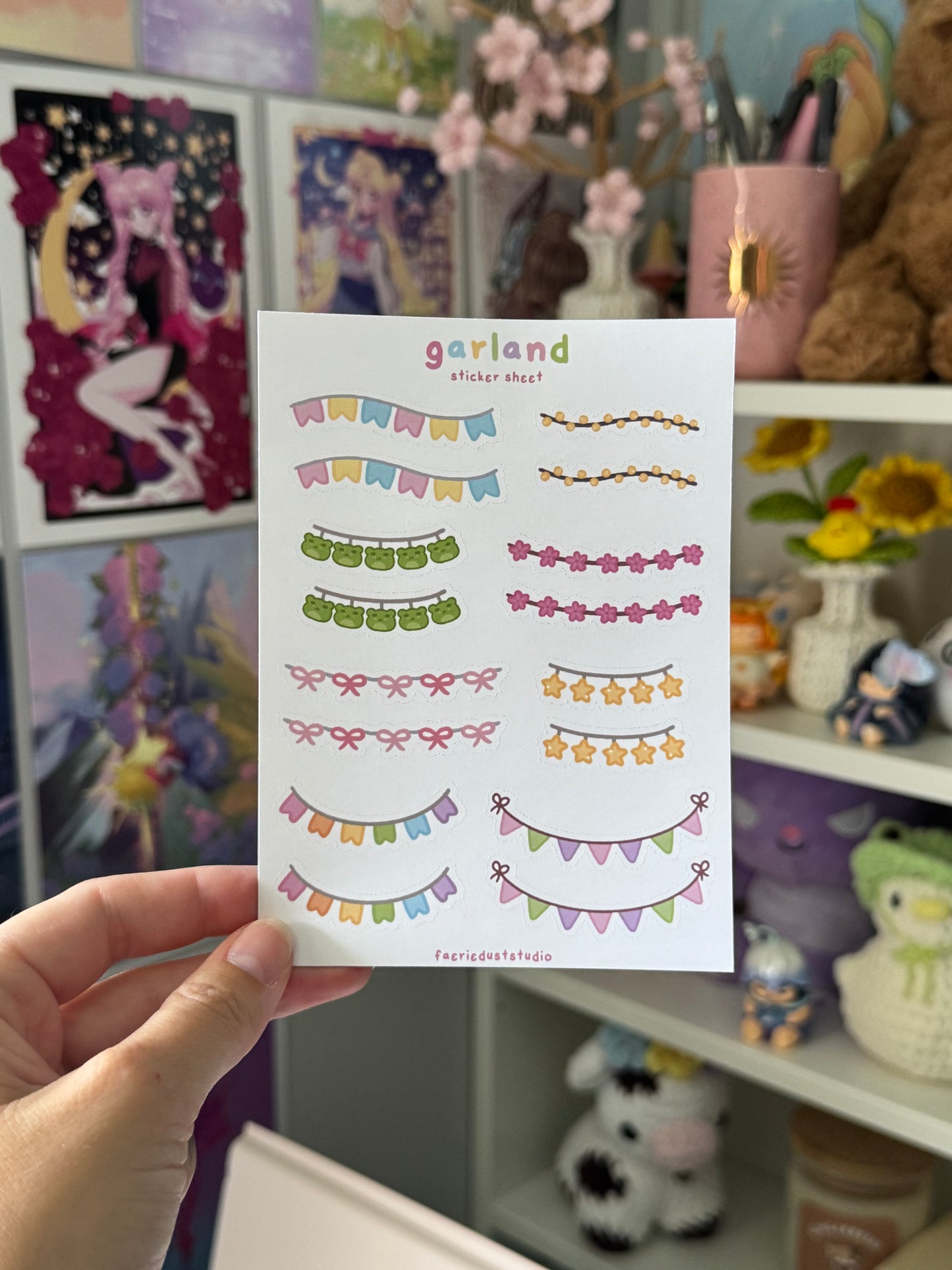 Garland Paper Sticker Sheet