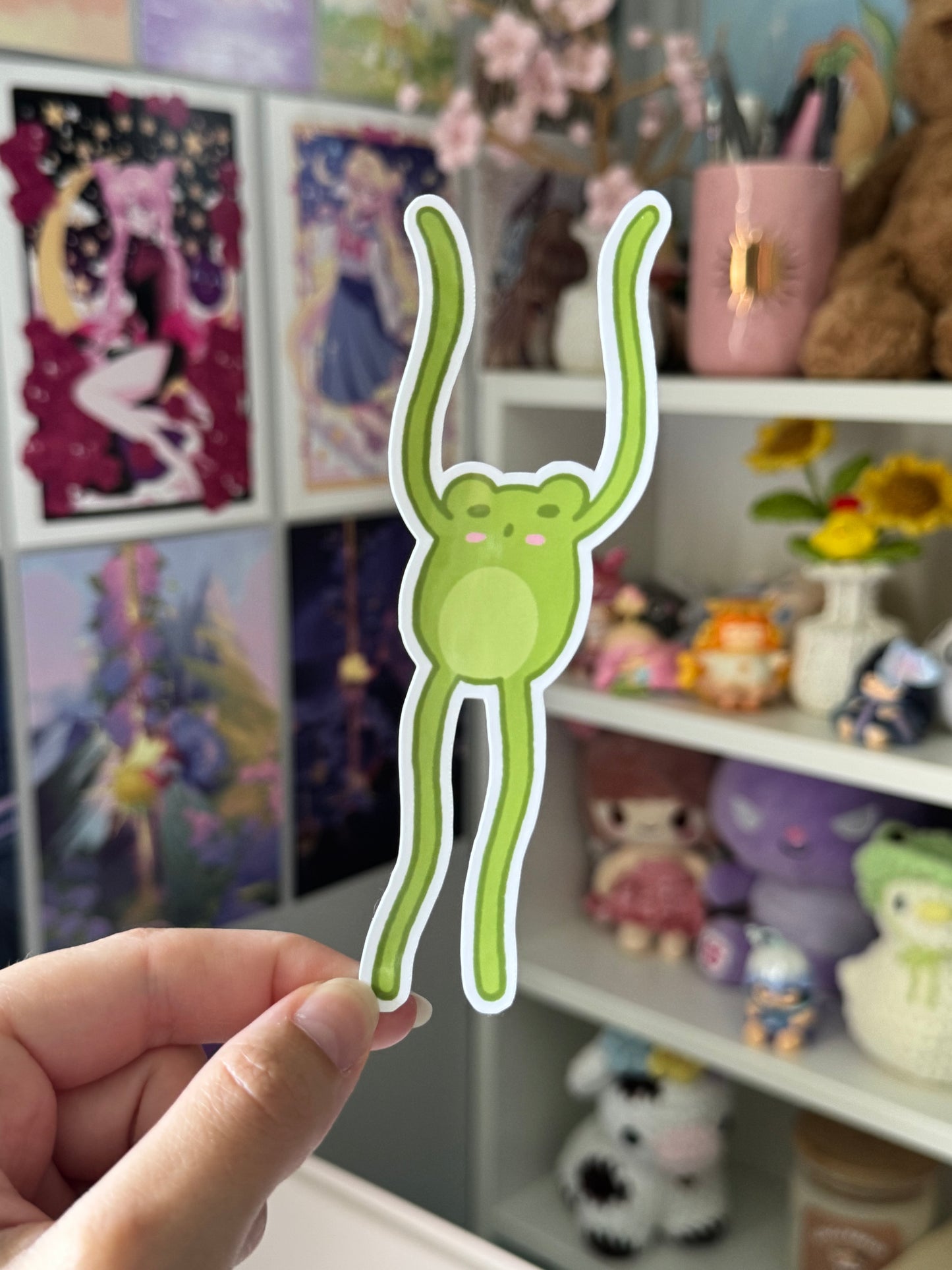 Leggy Froggo Sticker