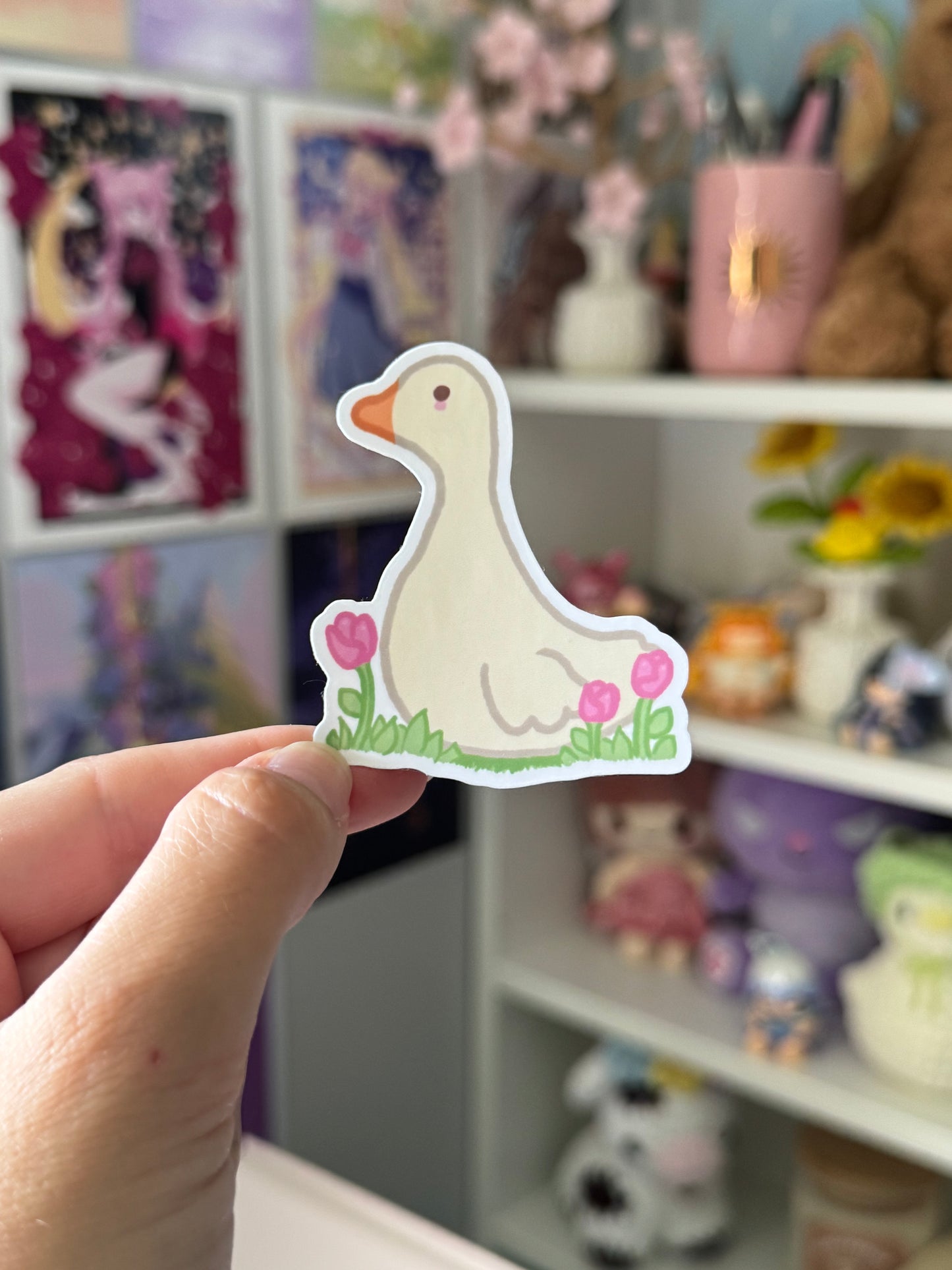 Tulip Goose Sticker