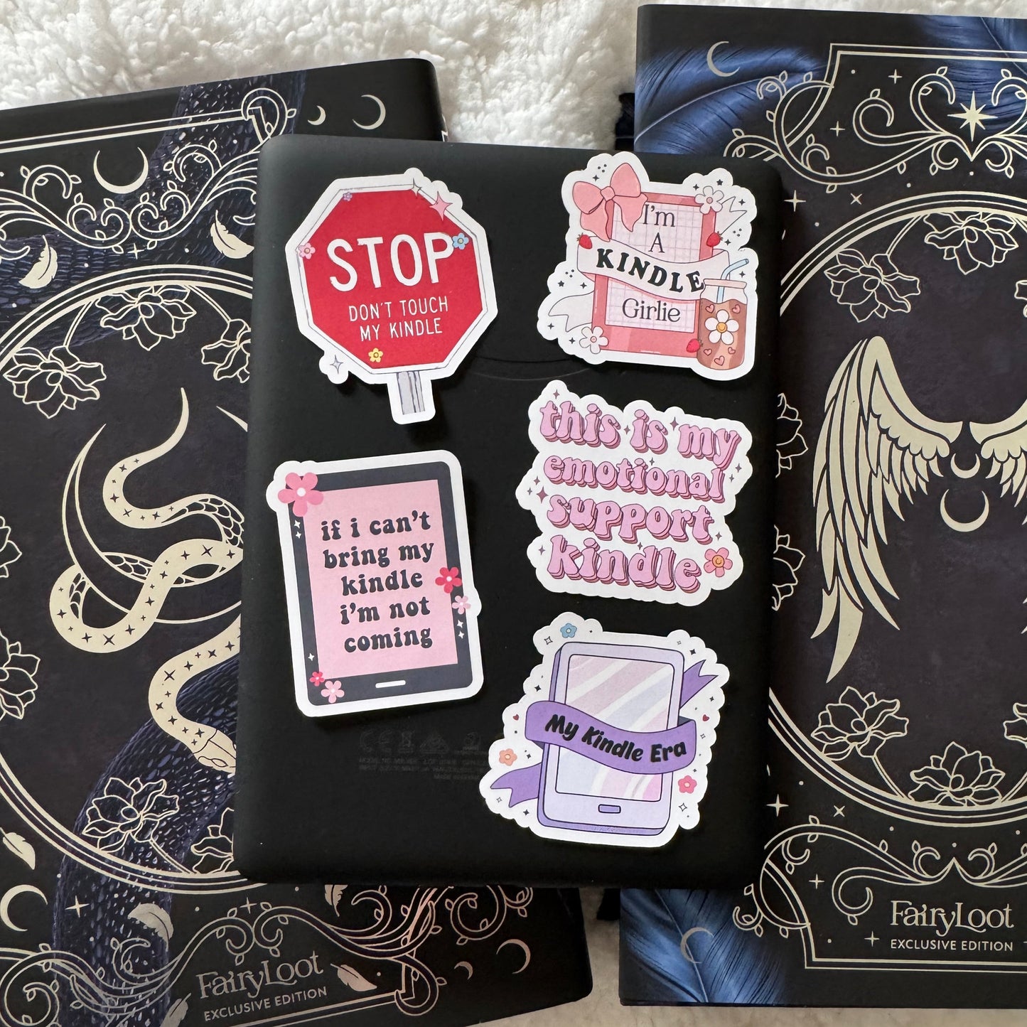 Emotional Support Kindle Sticker
