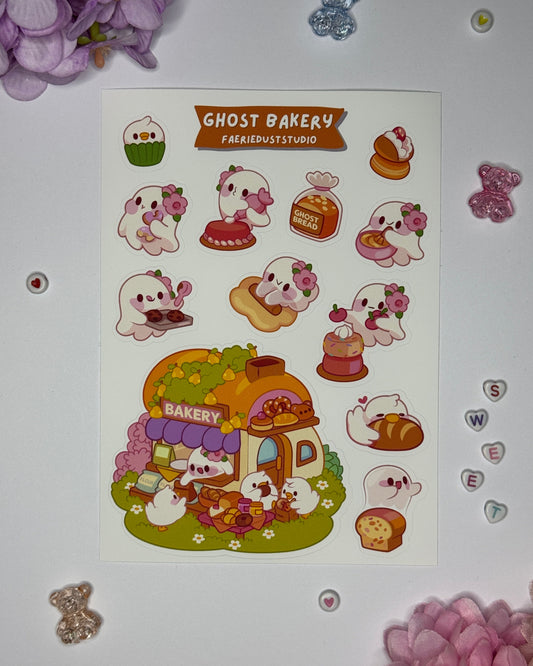 Ghost Bakery Sticker Sheet
