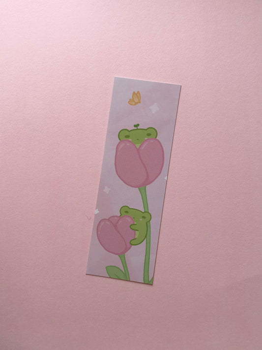 Froggos & Tulips Bookmark