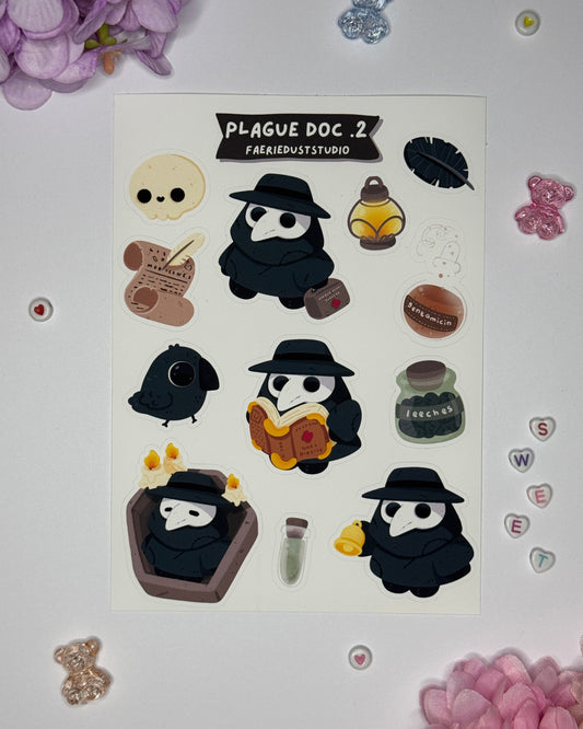 Plague Doc .2 Sticker Sheet