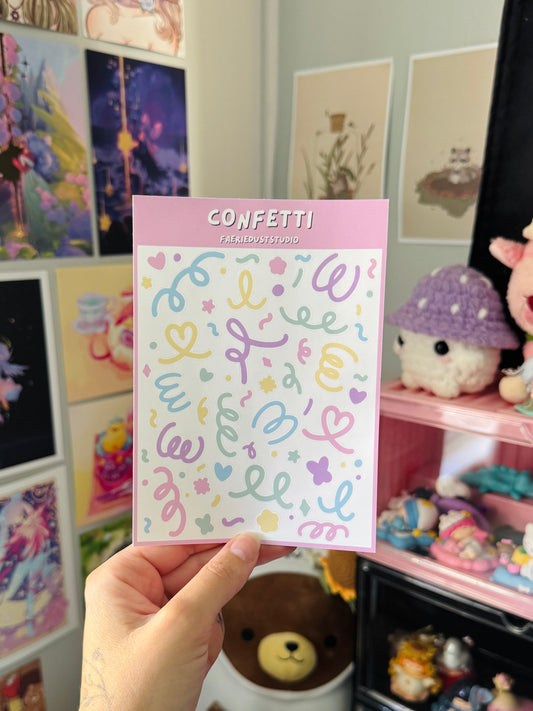 Confetti Sticker Sheet
