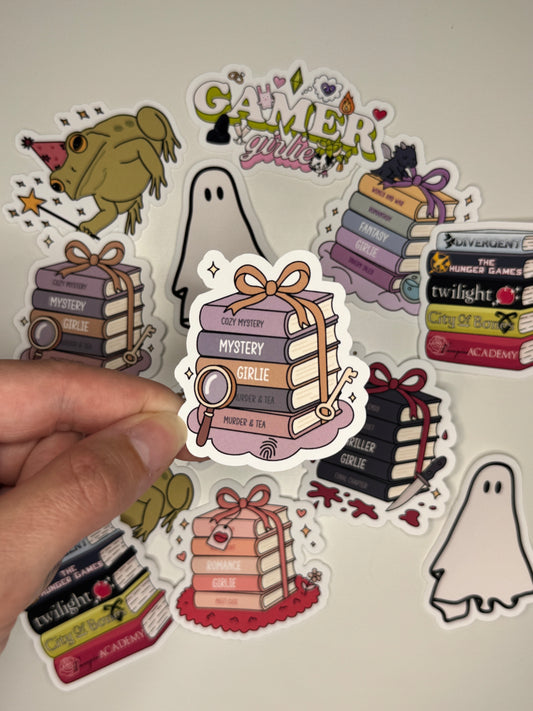 Mystery Girlie Stack Sticker
