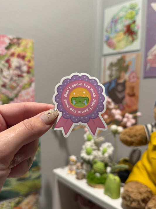 Didn’t Panic Sticker