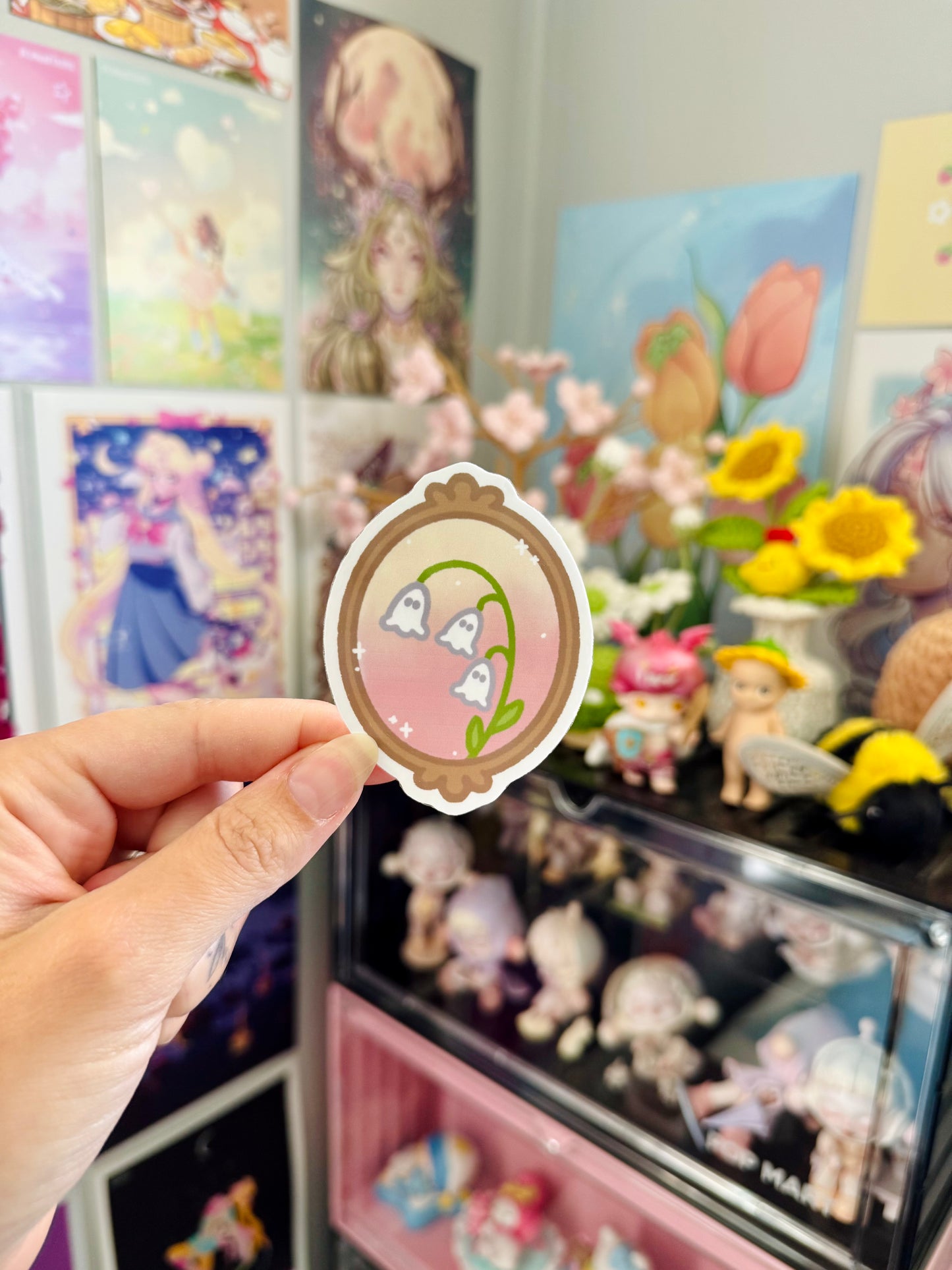 Lily Of The Valley Ghosties Sticker