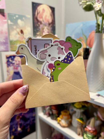 $12 Die Cut Stickers Mystery Bag