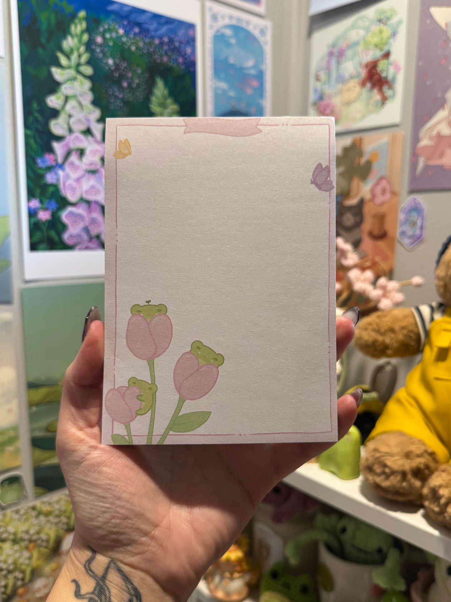 A6 Tulip Froggo Notepad ⟡ b-grade