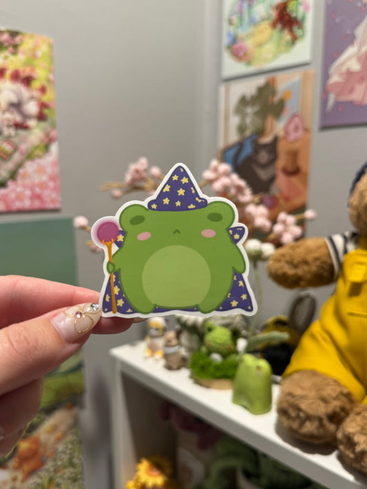 Wizard Froggo Sticker
