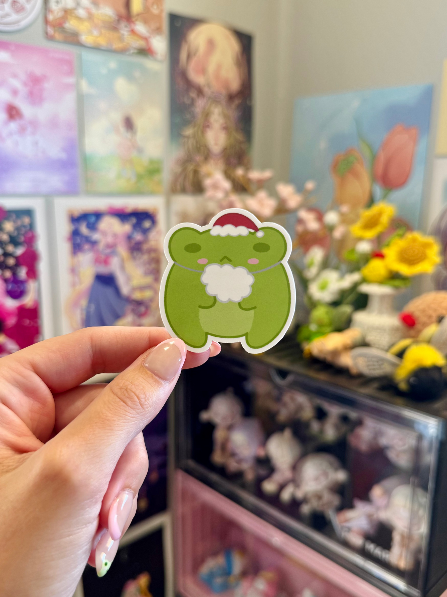 Santa Froggo Sticker