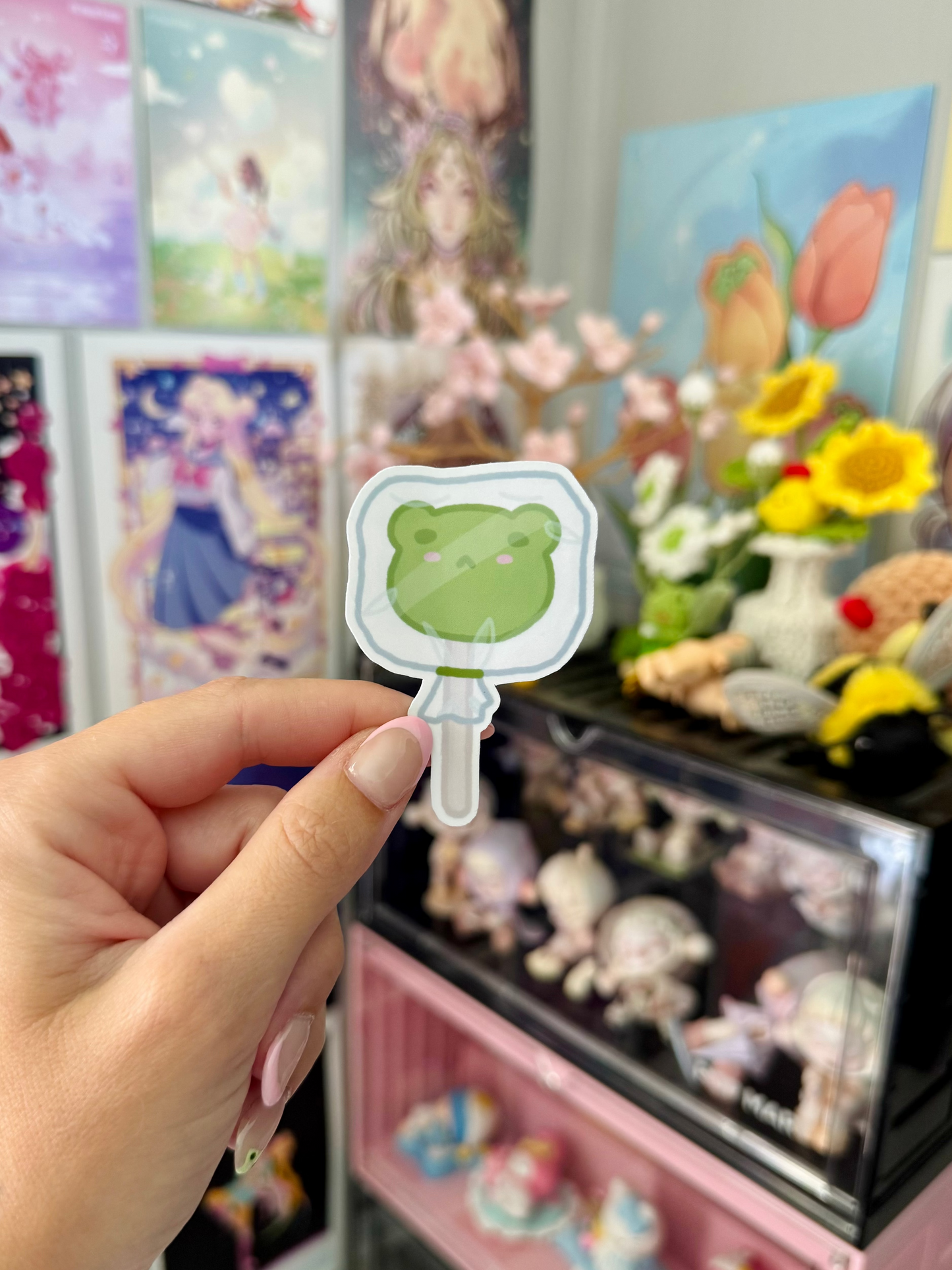 Froggo Lollipop Sticker