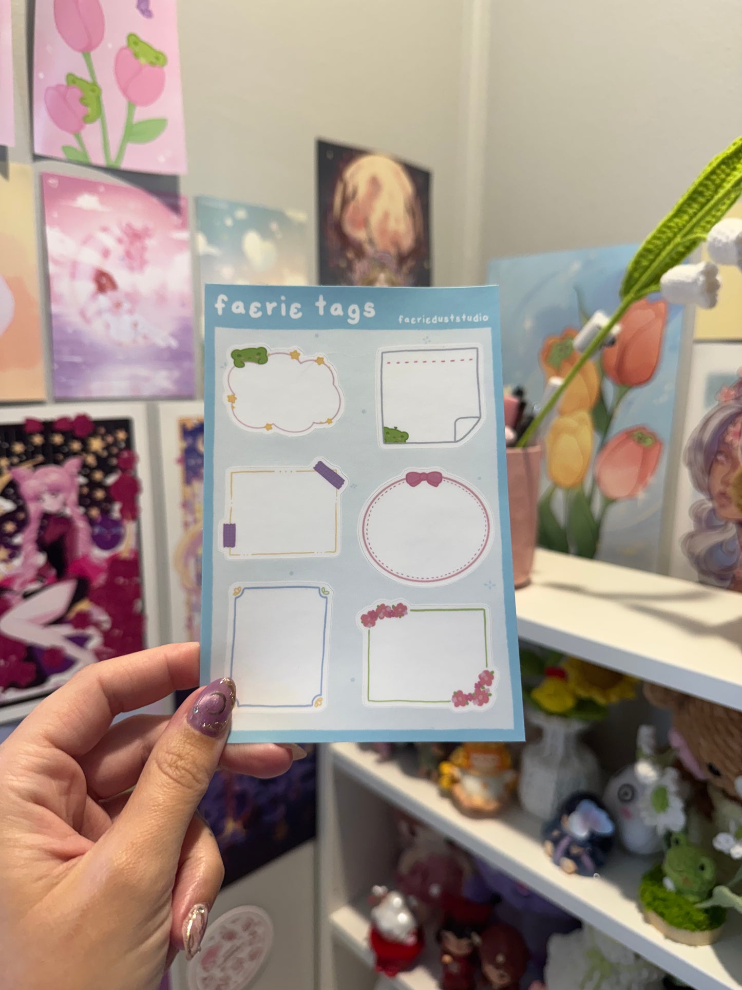 Faerie Tags Sticker Sheet