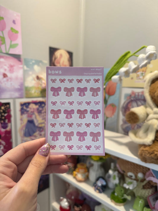 Bows Mini Sticker Sheet