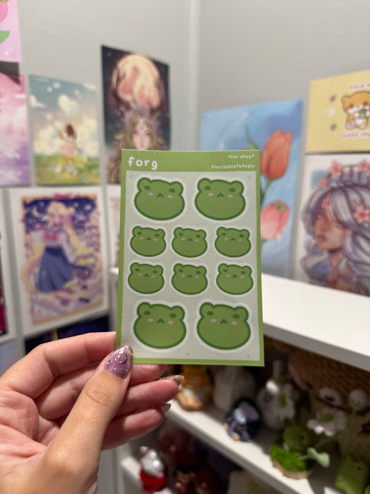 Forg Mini Sticker Sheet