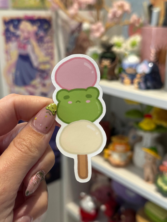 Froggo Dango Sticker