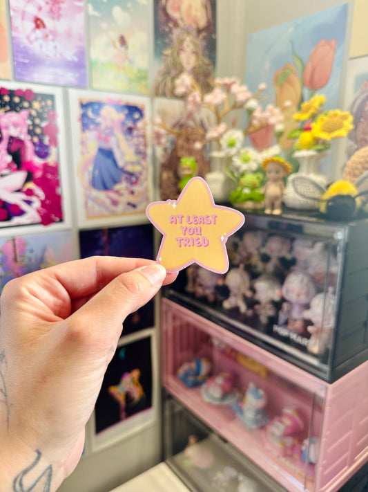 You Tried Star Sticker