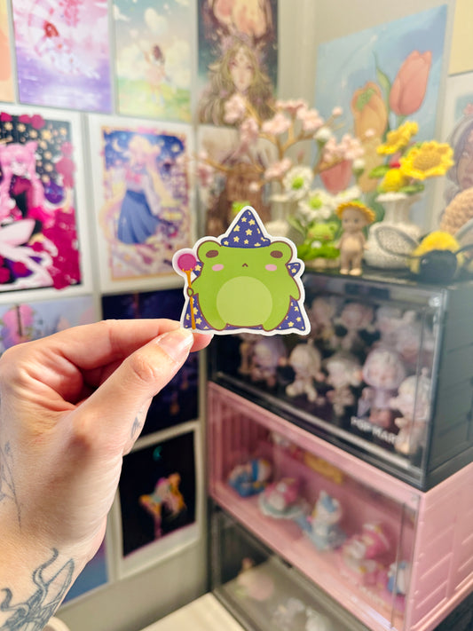 Wizard Froggo Sticker