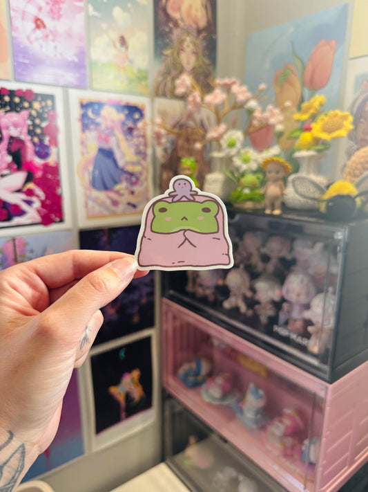 Blanket Froggo Sticker