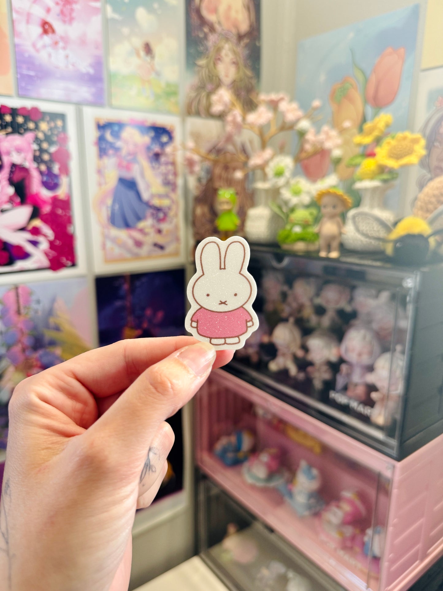 Miffy Glitter Sticker