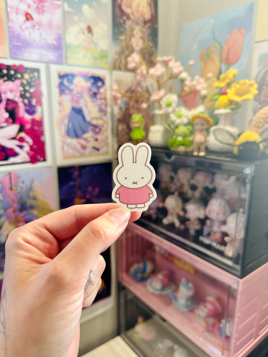 Miffy Glitter Sticker