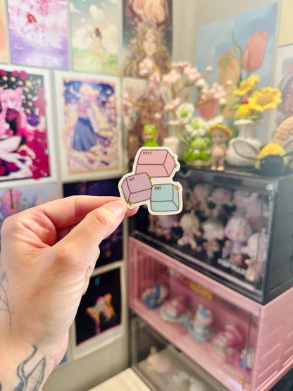 Ctrl Alt Delete Glitter Sticker