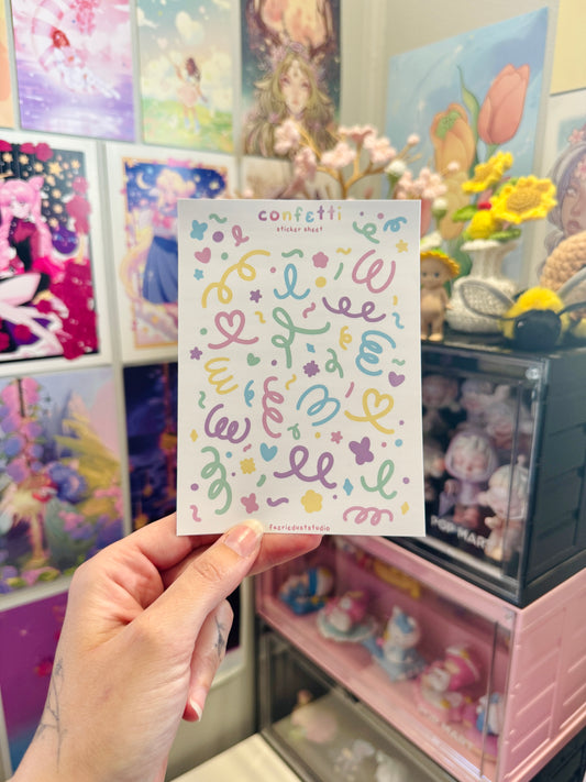 Confetti Sticker Sheet