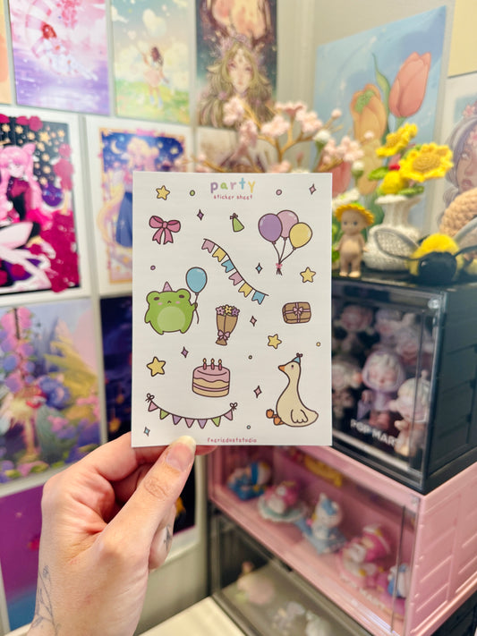 Party Sticker Sheet