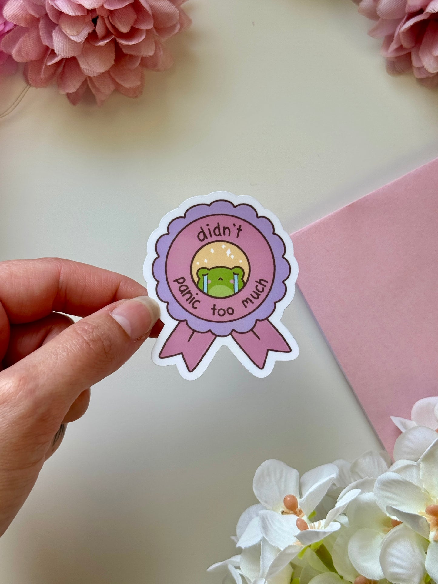 Didn't Panic Medal Sticker