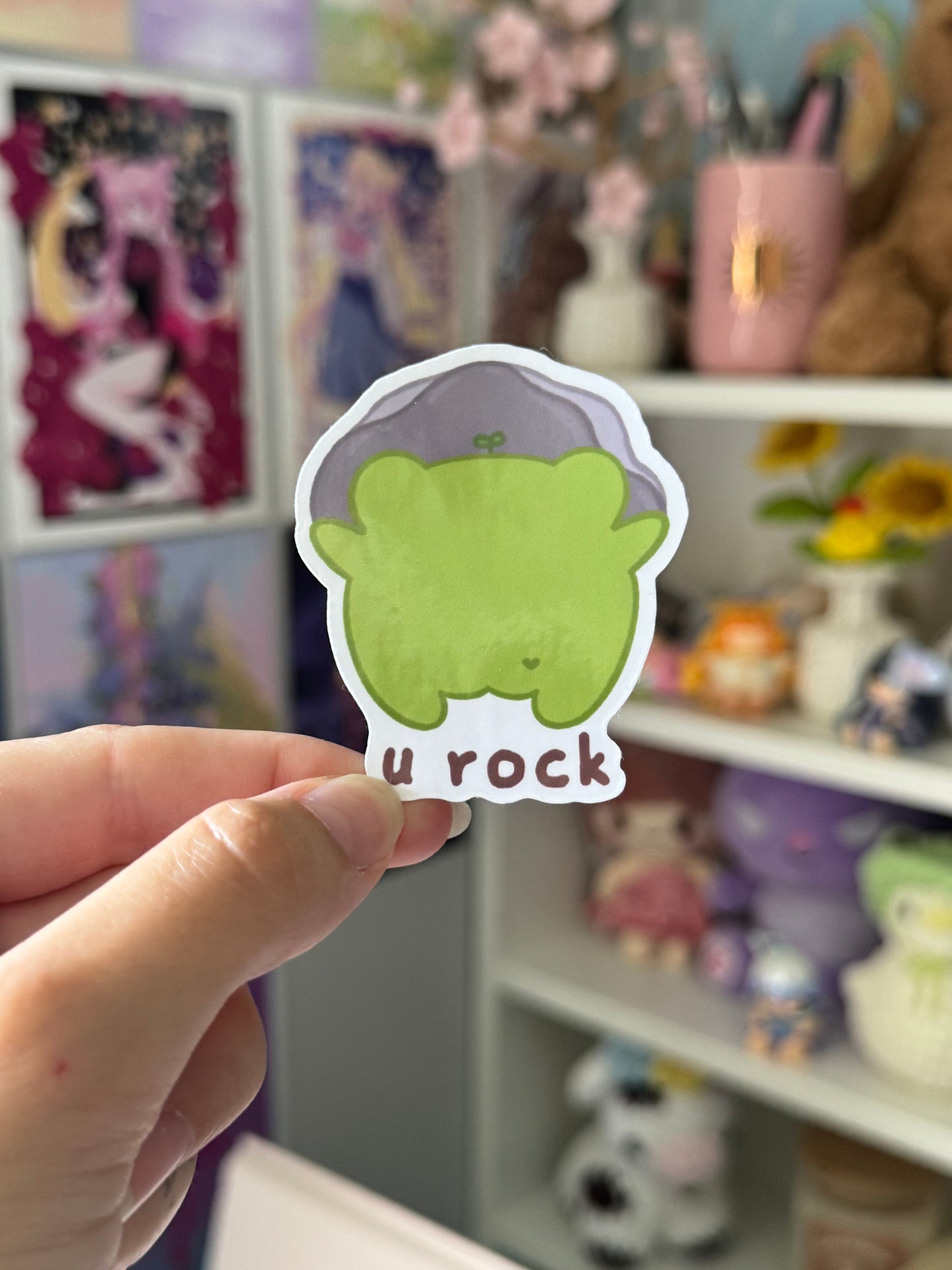 Froggo U Rock Sticker