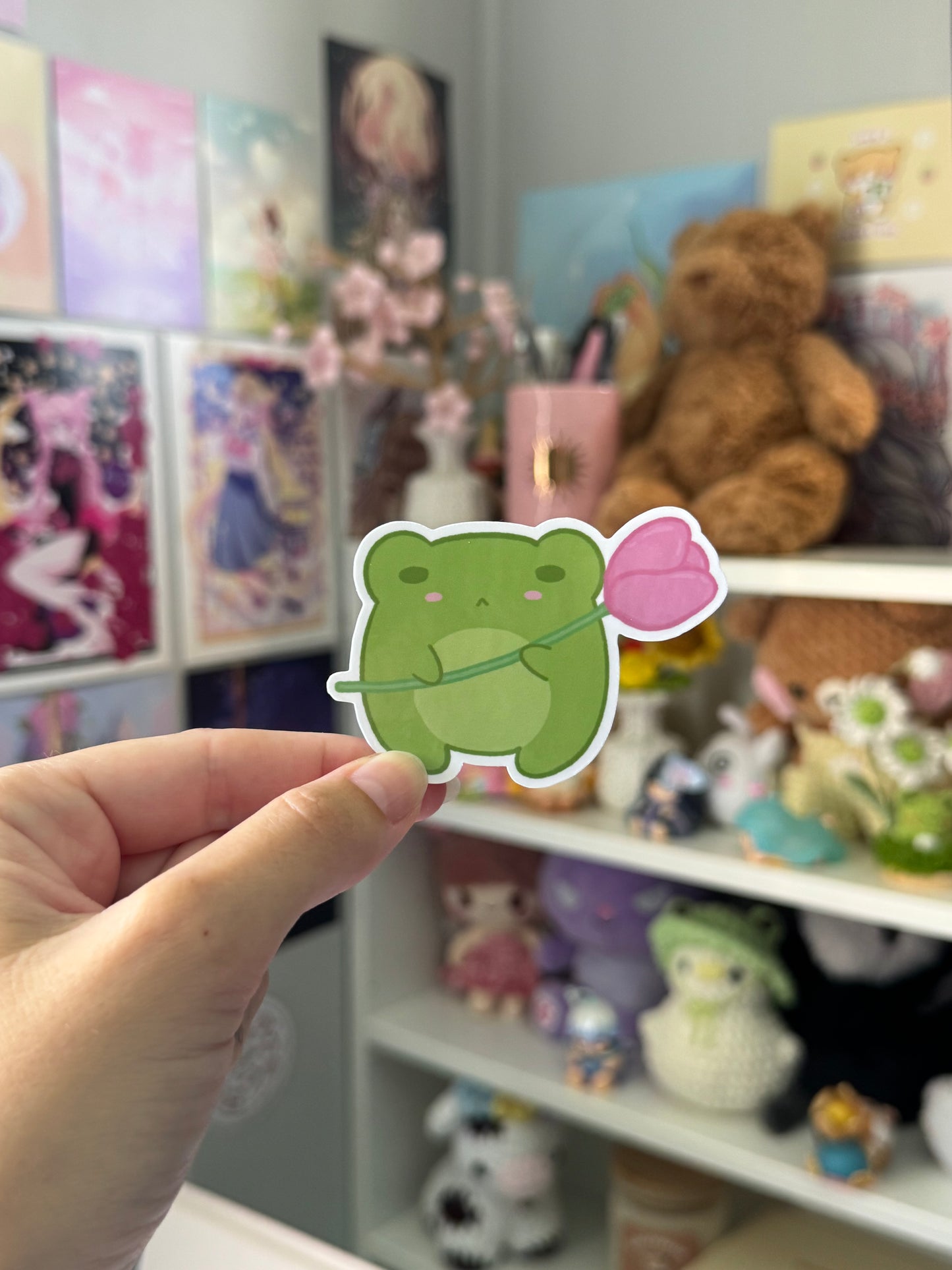 Tulip Froggo Sticker