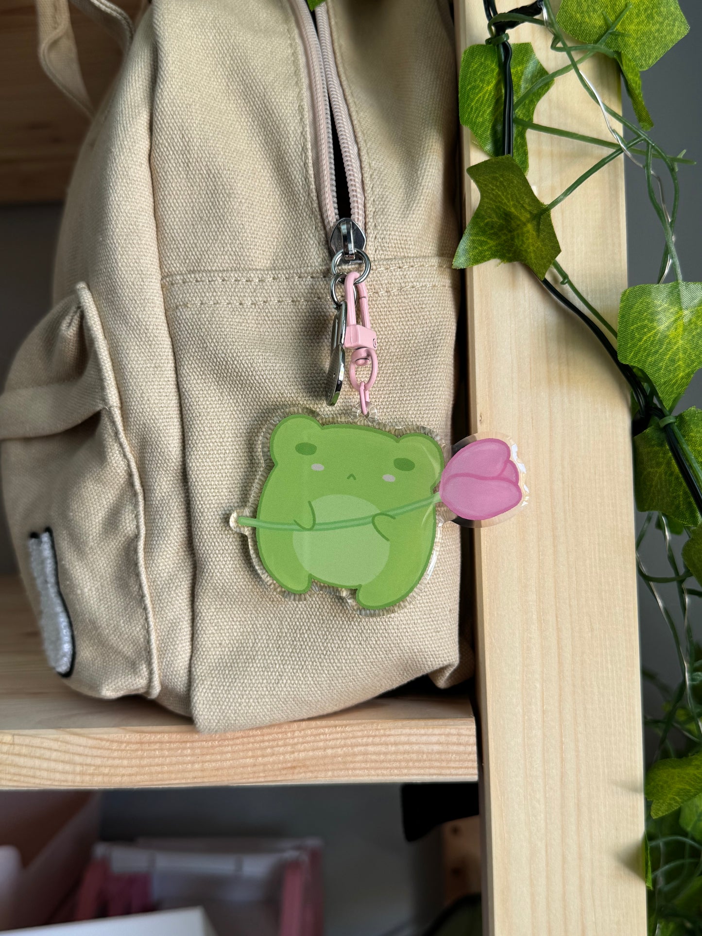 Tulip Froggo Keychain