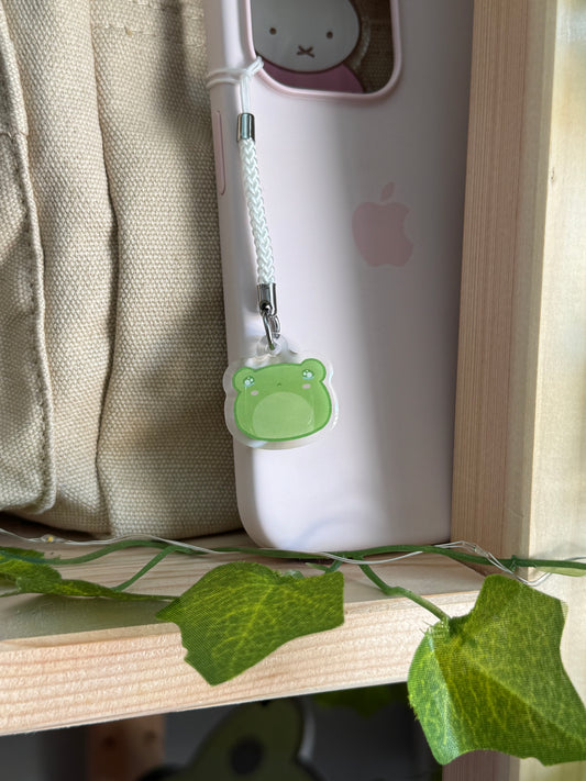 Crying Froggo Phone Charm