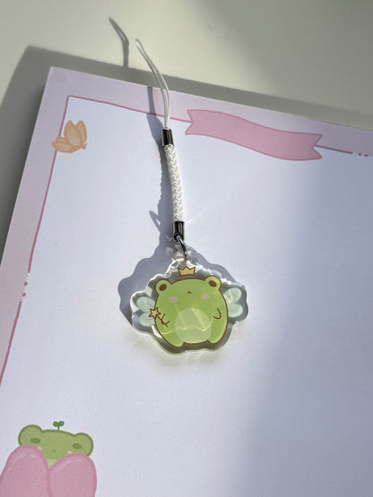 Fairy Froggo Phone Charm