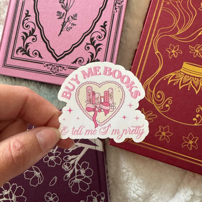 Buy Me Books Sticker