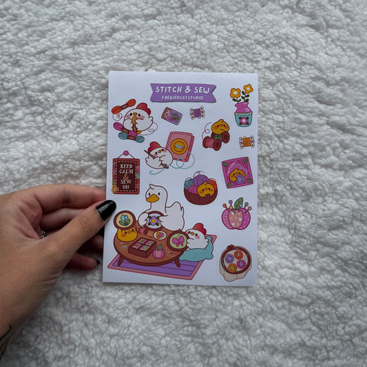 Stitch & Sew Sticker Sheet